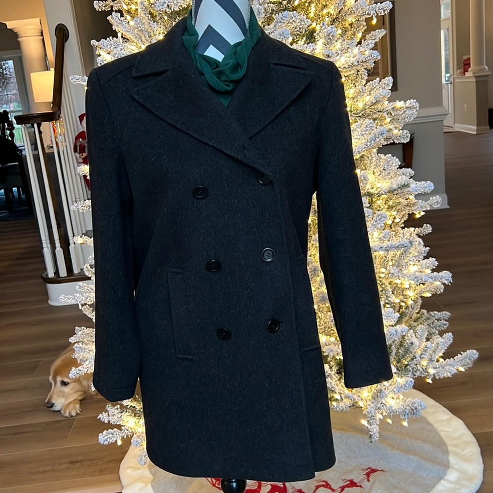 Women’s Calvin Klein Wool Double Breasted Overcoat
